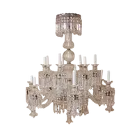 Large crystal chandelier France 1930s/'40s