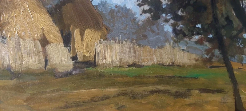 OIL PAINTING FRANCESCO MARIA PIERI , LABRONICO 1960S/70S