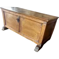 Small wooden box case 17th century Tuscan 68x30