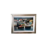 PAINTING OIL ON CANVAS - MARINA -1976 LIDO BETTARINI canvas 70x50 cm