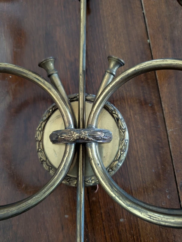 Pairs Of 1950s Brass Spanish Wall Lights