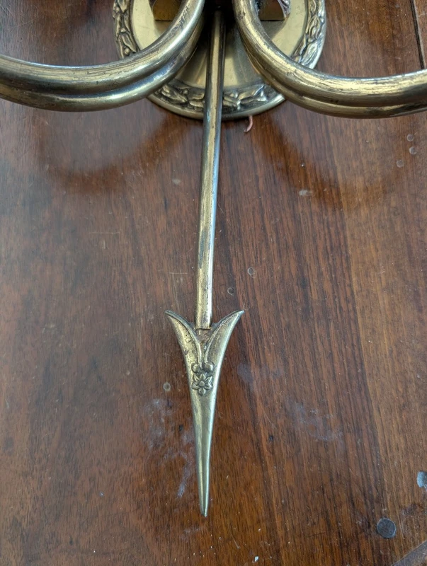 Pairs Of 1950s Brass Spanish Wall Lights