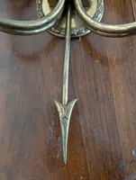 Pairs Of 1950s Brass Spanish Wall Lights