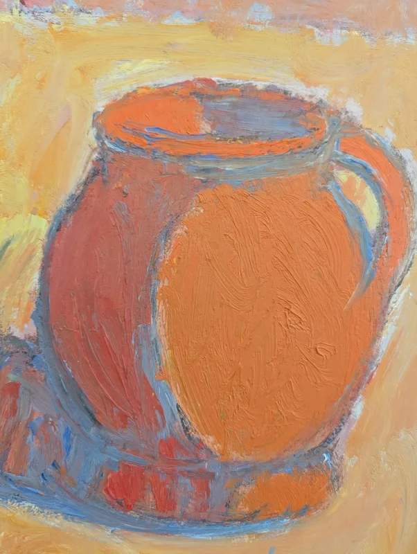 Still life with bottle, fruit and jug, Dino Migliorini