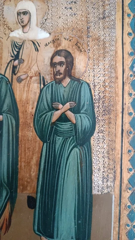 Ancient Russian icon, early 19th century