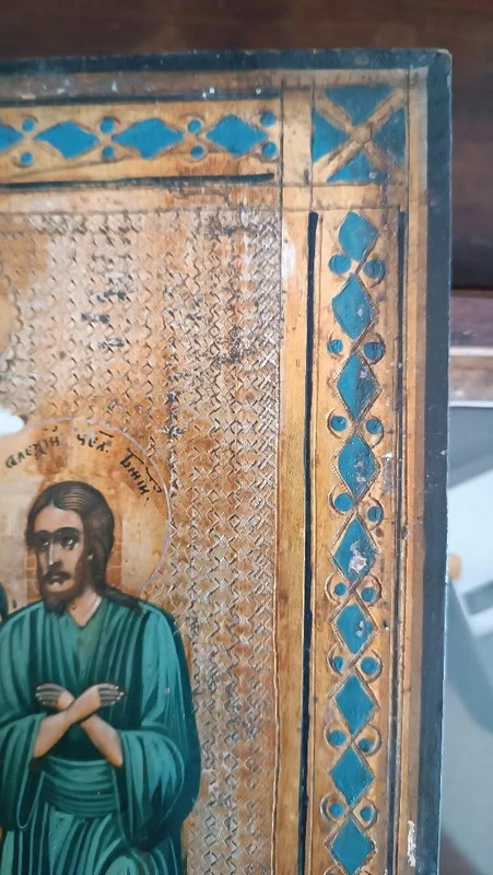 Ancient Russian icon, early 19th century