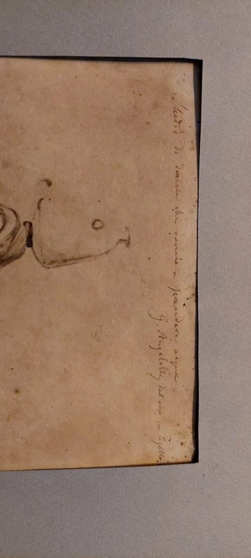 Giuseppe Angelelli  1803-1844. disegno a china su carta , reca la scritta : Studio donne Egitto