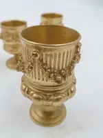 Grande calamaio in bronzo dorato al mercurio del periodo Napoleone III0