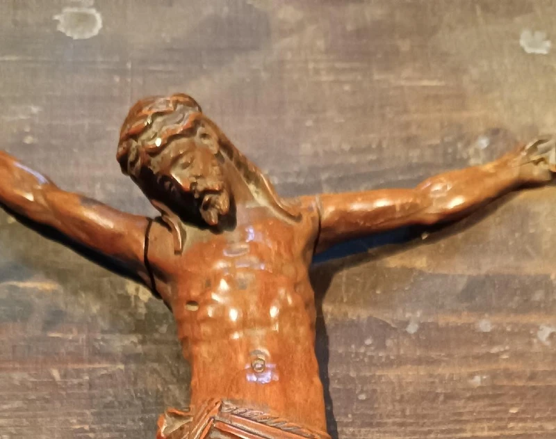 buis antique christ 18ème siècle