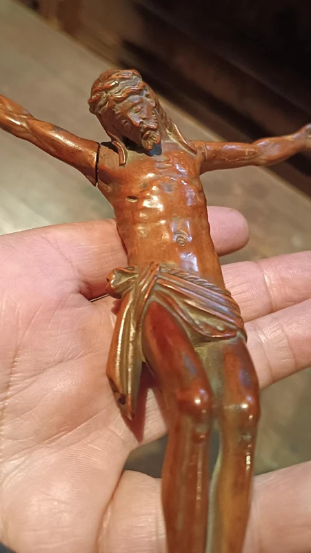 buis antique christ 18ème siècle