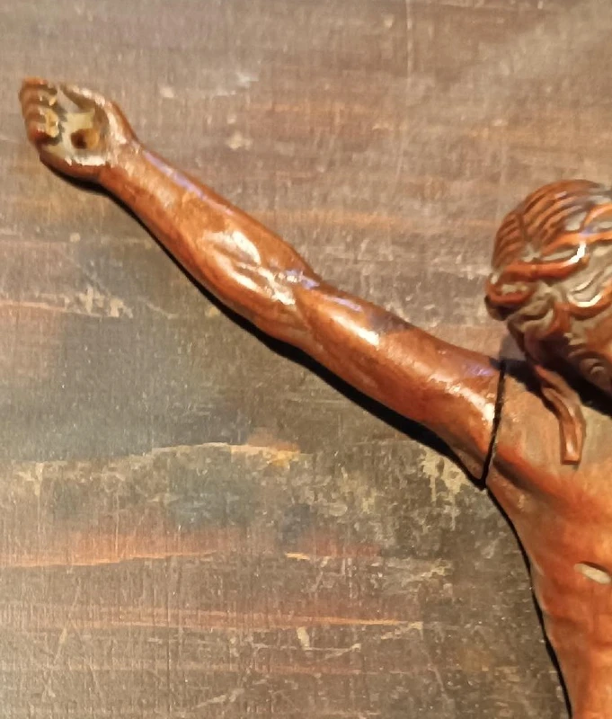 buis antique christ 18ème siècle