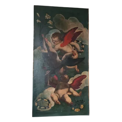 Grande Dipinto antico olio su tela scuola veneta XVII secolo