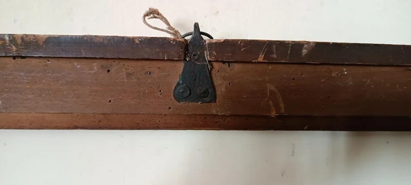 Antica cornice laccata e dorata fine XVII secolo,italia