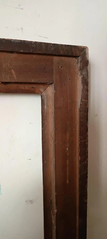 Antica cornice laccata e dorata fine XVII secolo,italia