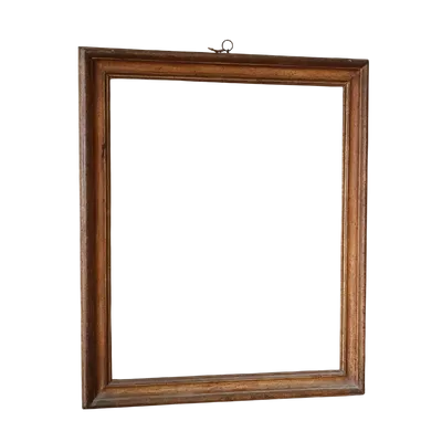 Cadre ancien laqué et doré, fin du 17e siècle, Italie