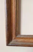 Antica cornice laccata e dorata fine XVII secolo,italia