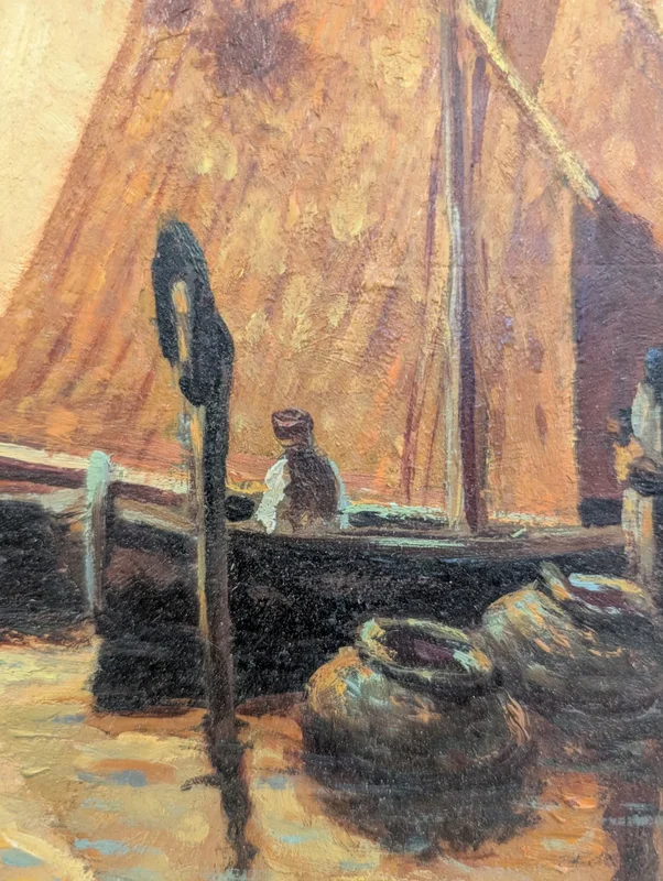 Boats in Venice, Angelo Pavan