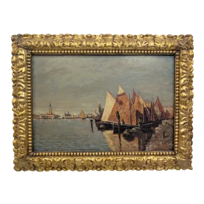 Boats in Venice, Angelo Pavan