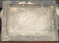 Gouache Luigi XV scena rococò XVIII secolo