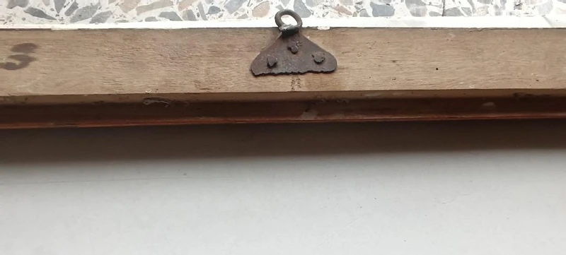 Antica cornice laccata e dorata XVIII secolo toscana