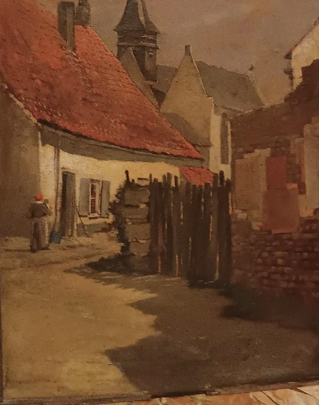 Dipinto XIX secolo -Olio su tavola-scuola europea