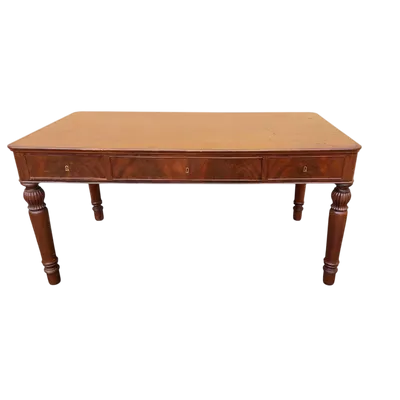 Antico Tavolo Scrittoio In Mogano Luigi Filippo Austria XIX secolo