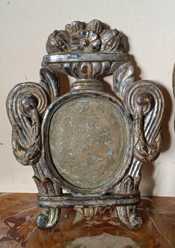 Trittico carteglorie , cornici XVIII secolo