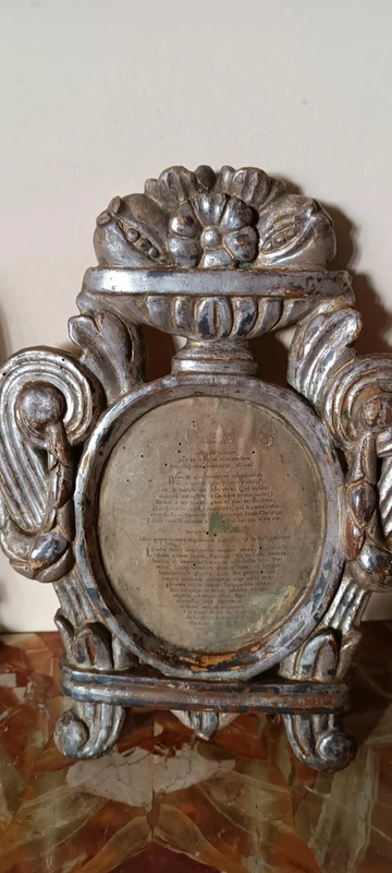 Trittico carteglorie , cornici XVIII secolo