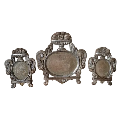 Trittico carteglorie , cornici XVIII secolo