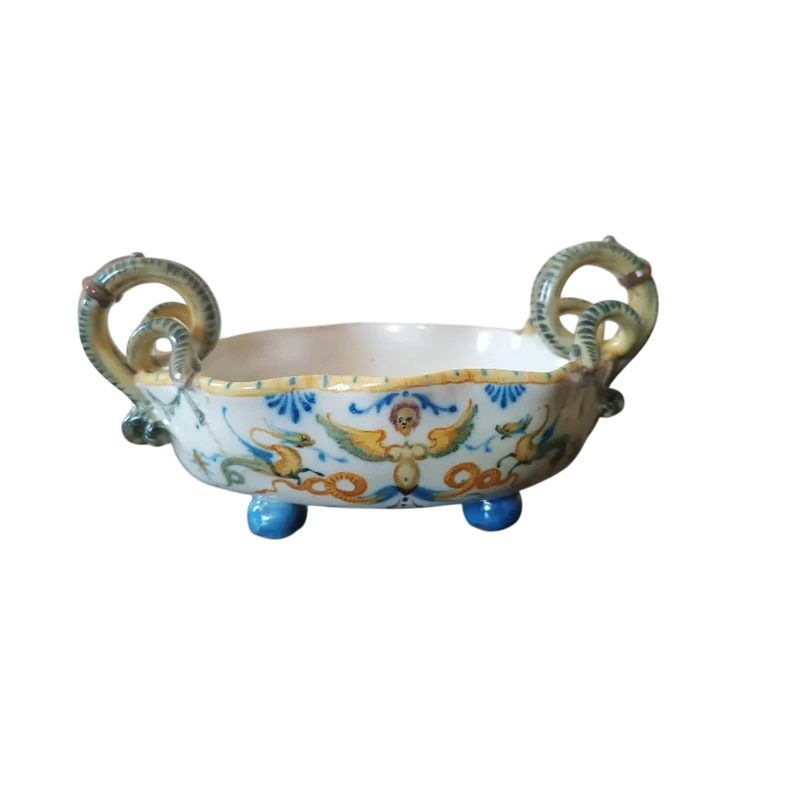 Antique majolica 18th century , Centerpiece