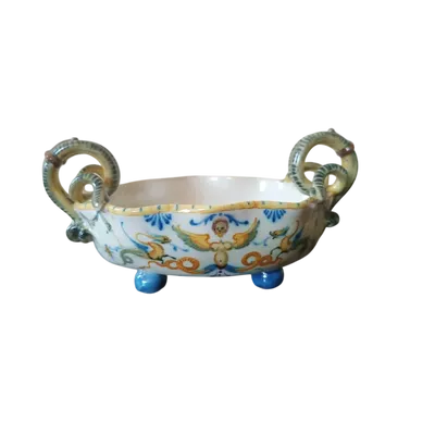 Antique majolique du 18e siècle , Centre de table