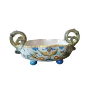 Antique majolica 18th century , Centerpiece