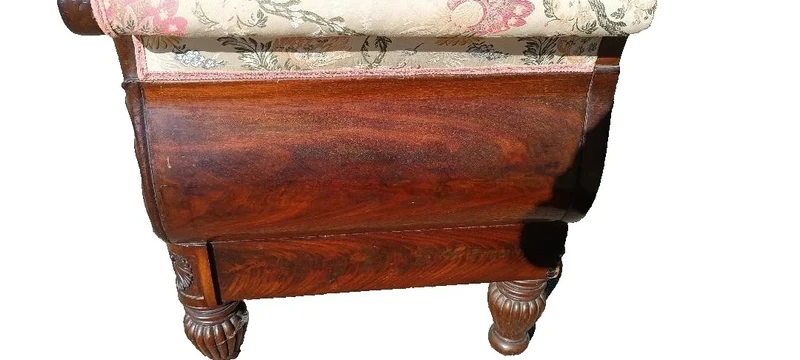 charles x boat sofa - genoa first half of the 19th century HANDMADE BY HENRY PETERS