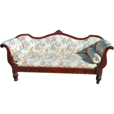 charles x boat sofa - genoa first half of the 19th century HANDMADE BY HENRY PETERS