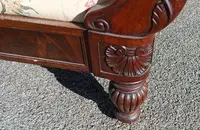 charles x boat sofa - genoa first half of the 19th century HANDMADE BY HENRY PETERS