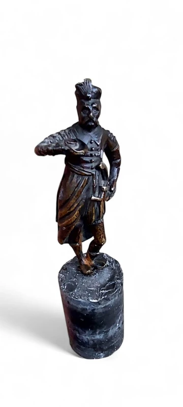 Antique Bronze Orientalist Sculpture - soldier 19th century france