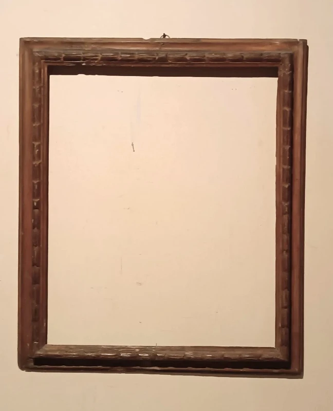 Antique lacquered frame SALVATOR ROSA 17th century italy 104 x 90 cm