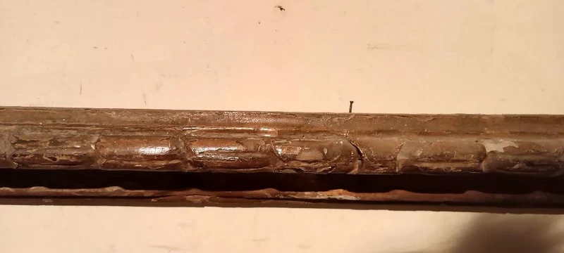 Antique lacquered frame SALVATOR ROSA 17th century italy 104 x 90 cm