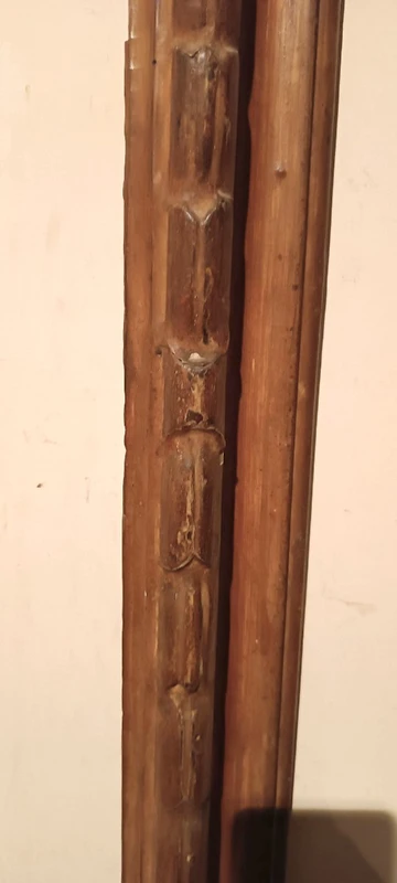 Antique lacquered frame SALVATOR ROSA 17th century italy 104 x 90 cm