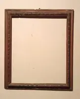 Antique lacquered frame SALVATOR ROSA 17th century italy 104 x 90 cm