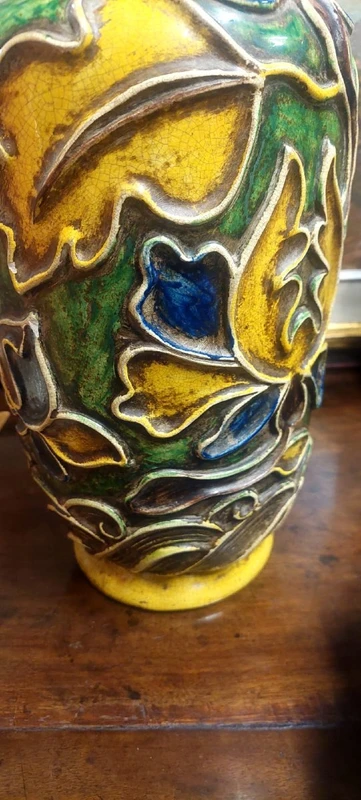 Lampada In Ceramica  UGO ZACCAGNINI Anni 30