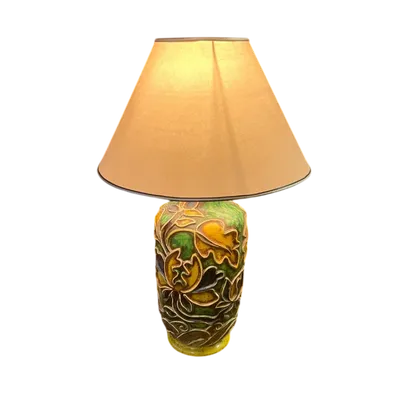 Lampada In Ceramica  UGO ZACCAGNINI Anni 30