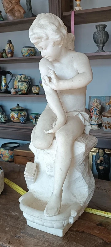 Grande sculpture en marbre 19ème siècle -