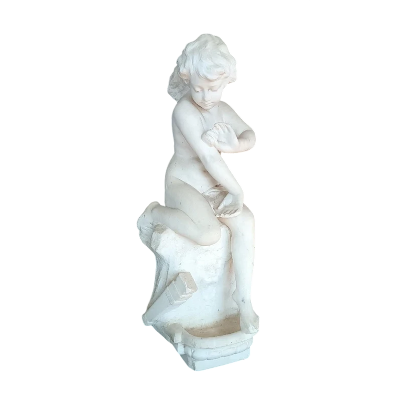 Grande sculpture en marbre 19ème siècle -