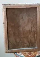 19th century oil painting on canvas, fruit vase with flowers