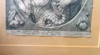 burin engraving .Ceres -Hendrik Goltzius (1558-1617) CERES