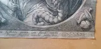 burin engraving .Ceres -Hendrik Goltzius (1558-1617) CERES