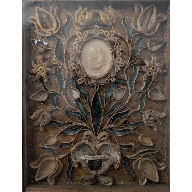 Reliquiario Agnus Dei in cera XVII secolo Innocenzo XI