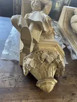 Coppia di elementi scultorei in terracotta – Firmati e datati 1866 “W. Wolff”