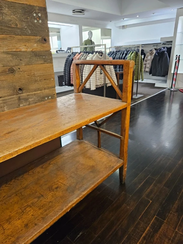 Early 20th century store counter made of solid oak